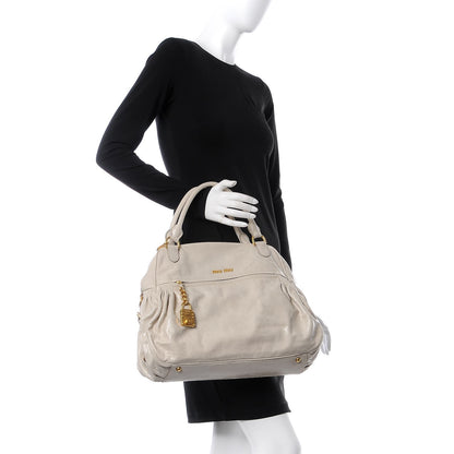 Miu Miu Nappa Medium Charm Satchel Agave 2 of 13