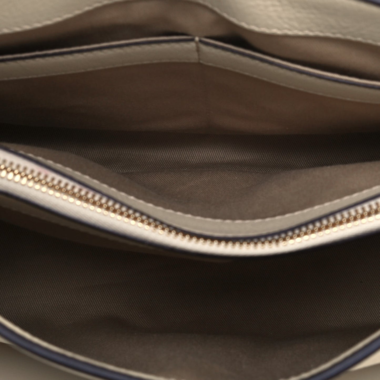 Calfskin Small Faye Day Shoulder Bag Off White