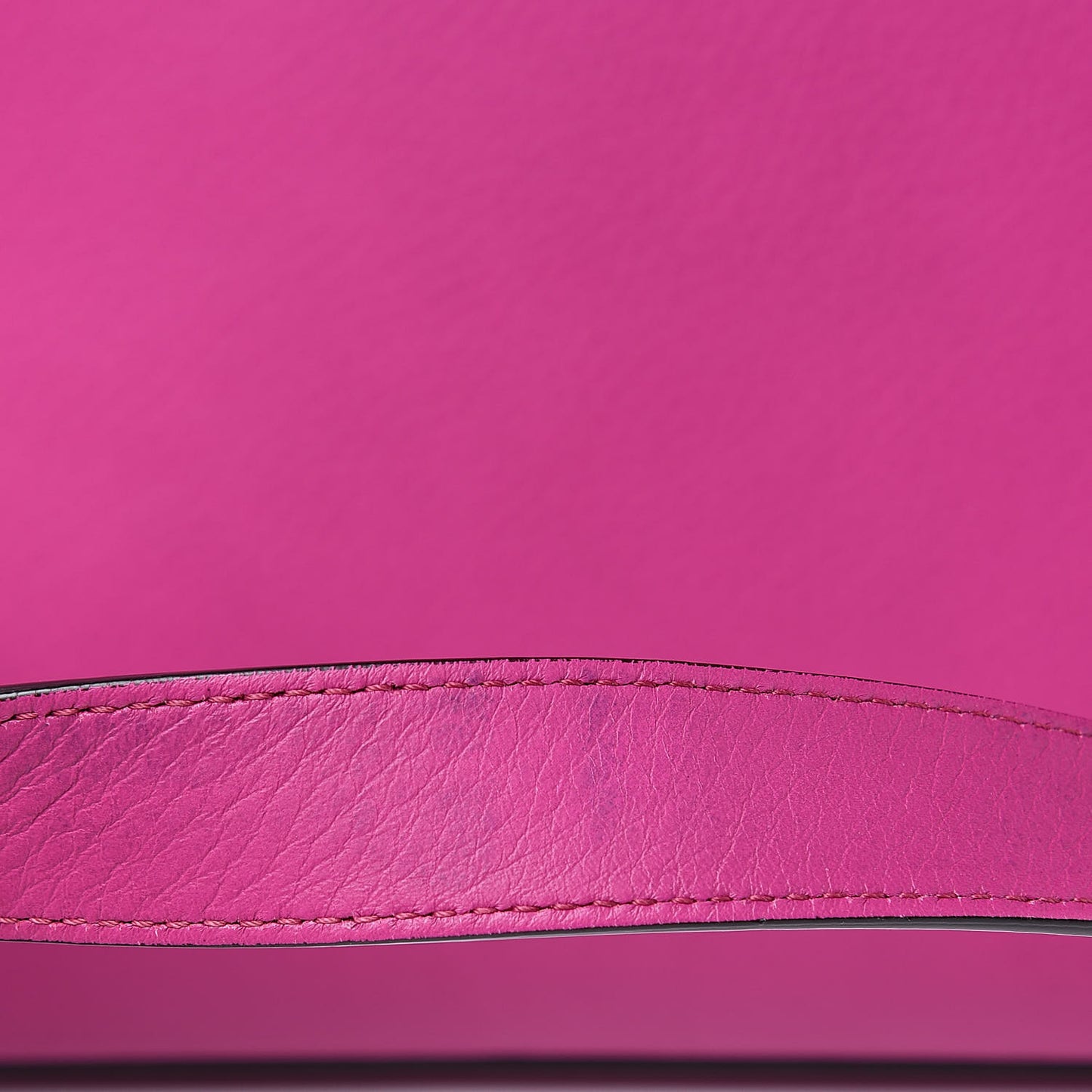 Vitello Pelo Flamingo Crocodile Embossed Petite 3Jours Tote Magenta