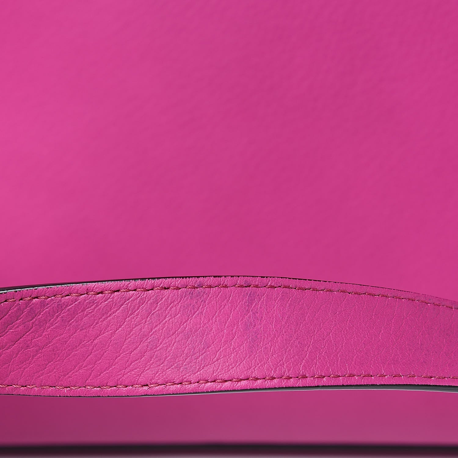 Fendi Vitello Pelo Flamingo Crocodile Embossed Petite 3Jours Tote Magenta 10 of 11