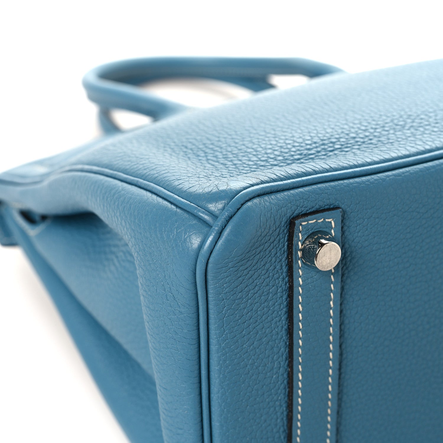 Hermes Togo Birkin 30 Blue Jean 11 of 15