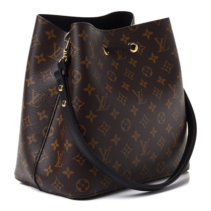 Louis Vuitton Monogram Neonoe MM Black 3 of 10