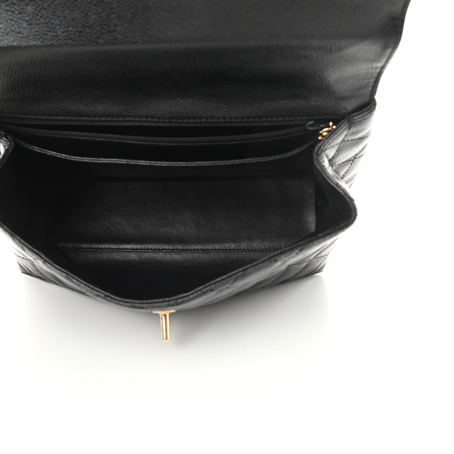 Chanel Caviar Quilted Jumbo Kelly Flap Black 5 of 11
