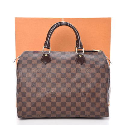 Louis Vuitton Damier Ebene Speedy 30 8 of 10