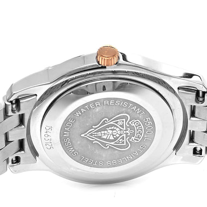 Gucci Stainless Steel Diamond Mother of Pearl 27mm 5500L Two Tone Quartz Watch 4 of 4