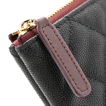 Chanel Caviar Quilted Medium Cosmetic Case Black 16 of 20