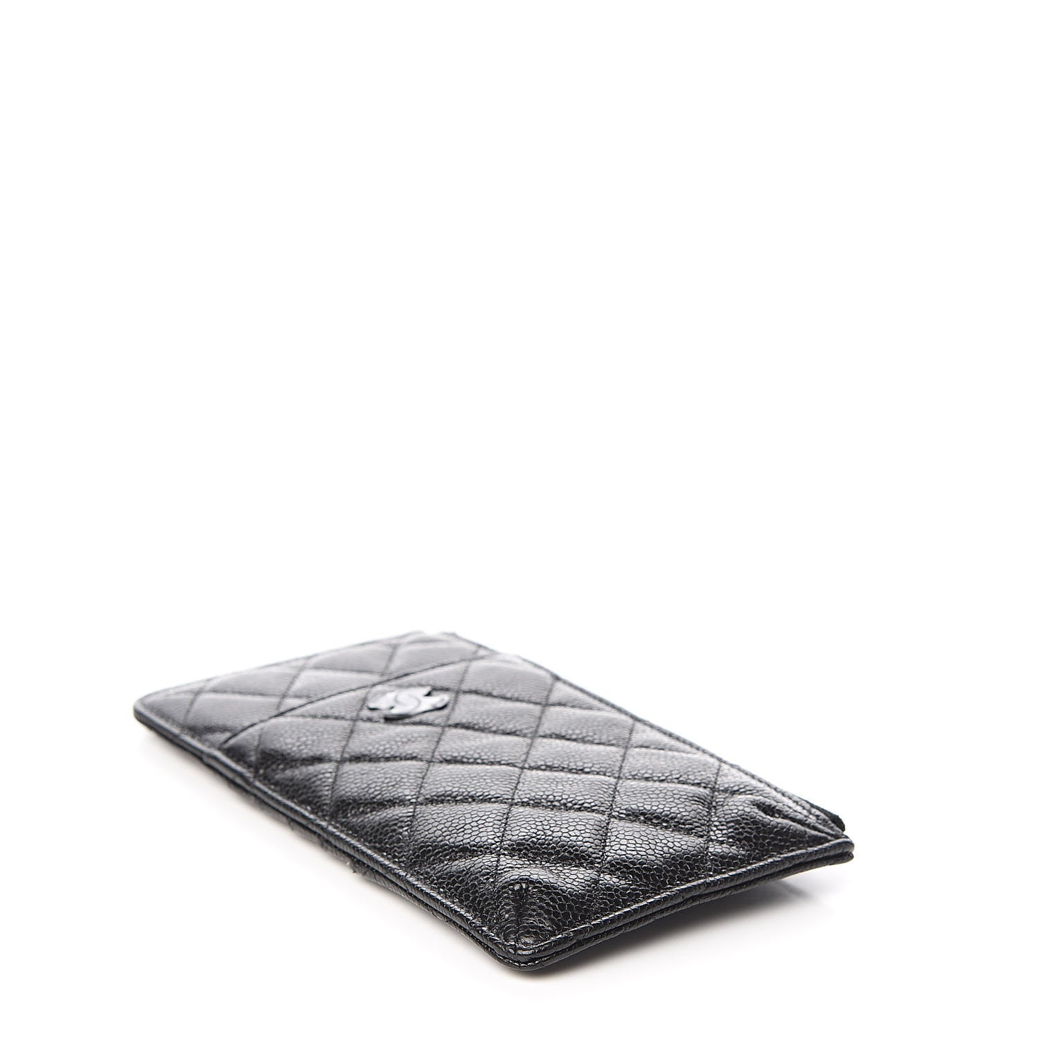 Chanel Caviar Quilted Classic Flat Wallet Pouch So Black 4 of 8