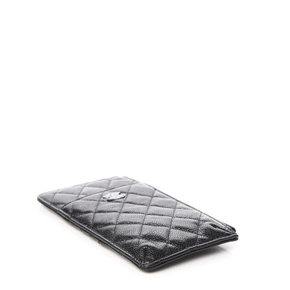 Chanel Caviar Quilted Classic Flat Wallet Pouch So Black 4 of 8