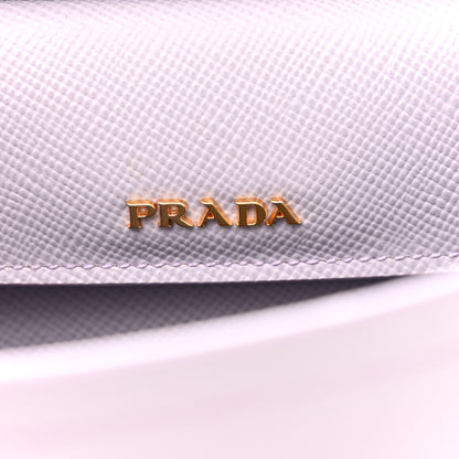 Prada Saffiano Cuir Small Double Bag Glicine 6 of 12