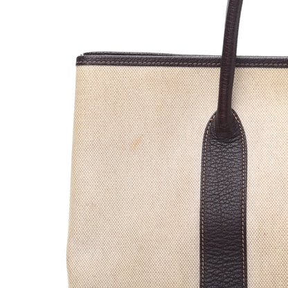 Hermes Toile Buffle Gala Garden Party Tote 36 MM Marron Fonce 13 of 15