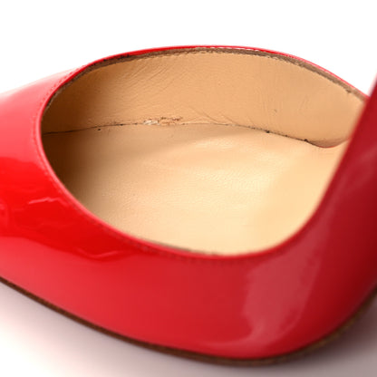 Christian Louboutin Patent Iriza 100 Pumps 38.5 Pavot 10 of 11