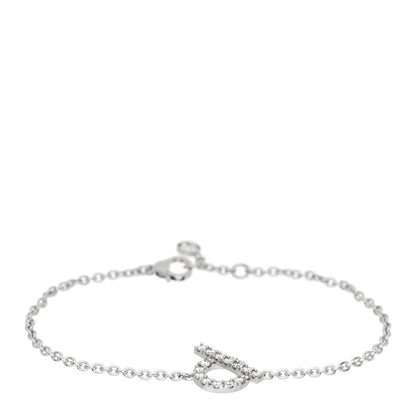 Hermes 18K White Gold Diamond Finesse Bracelet ST 1 of 5