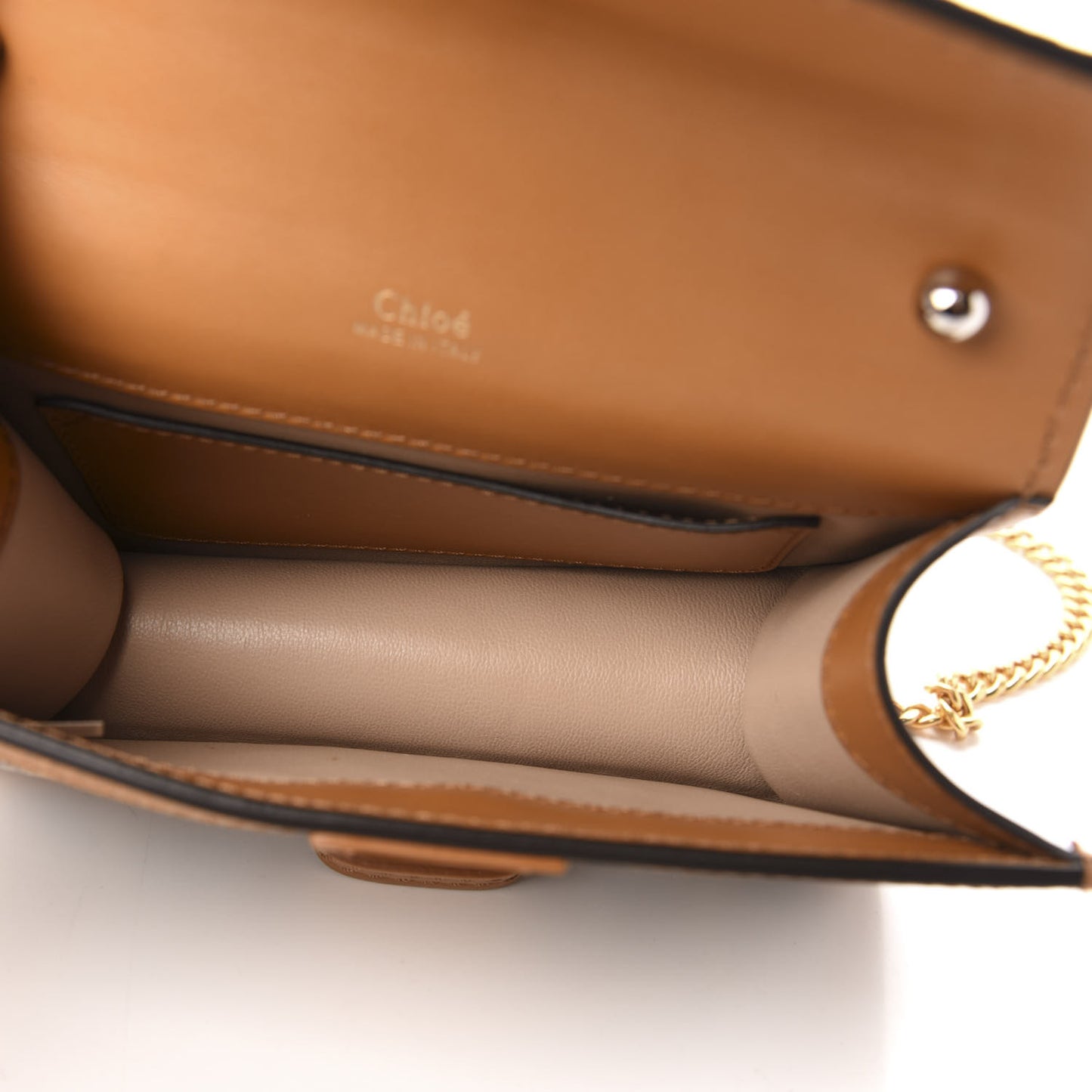 Python Embossed Shiny Calfskin Mini Aby Chain Shoulder Bag Faded Blue