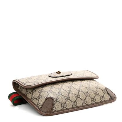 Gucci GG Supreme Monogram Neo Vintage Web Belt Bag Brown 4 of 12