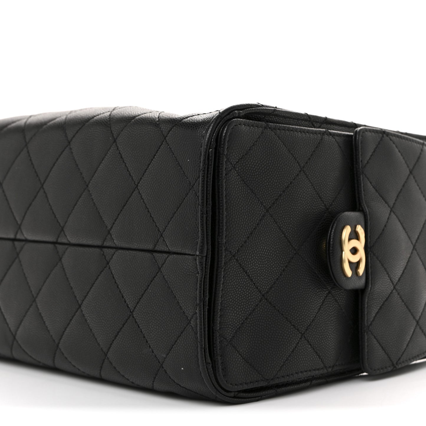 Caviar Quilted Small Chanel 25 Handbag Black