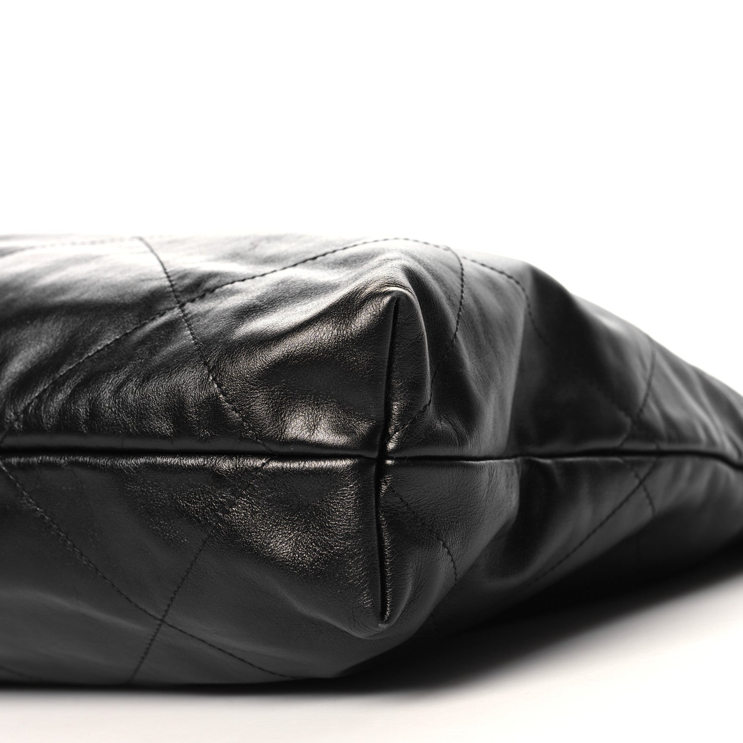 Chanel Shiny Calfskin Quilted Chanel 22 Black 11 of 12