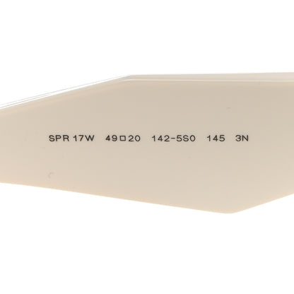 Prada Acetate Symbole Sunglasses SPR 17W White 5 of 8