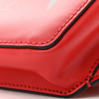 Valentino Garavani Calfskin Mens VLTN Belt Bag Pure Red Black 9 of 9