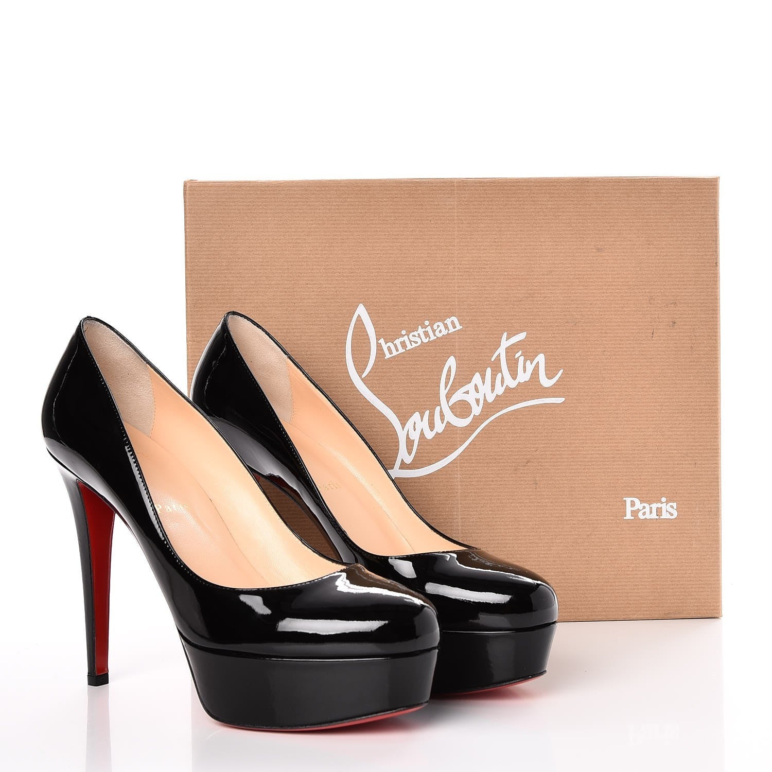 Christian Louboutin Patent Bianca 120 Pumps 39.5 Black 8 of 8