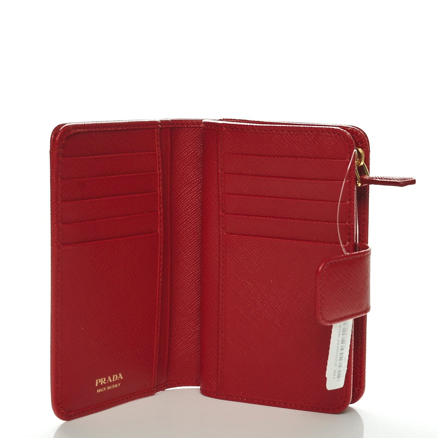 Saffiano Compact Wallet Fuoco