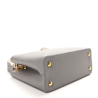 Louis Vuitton Taurillon Capucines MM Steeple Gray 4 of 9