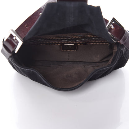 Fendi Suede Baguette Black 5 of 16