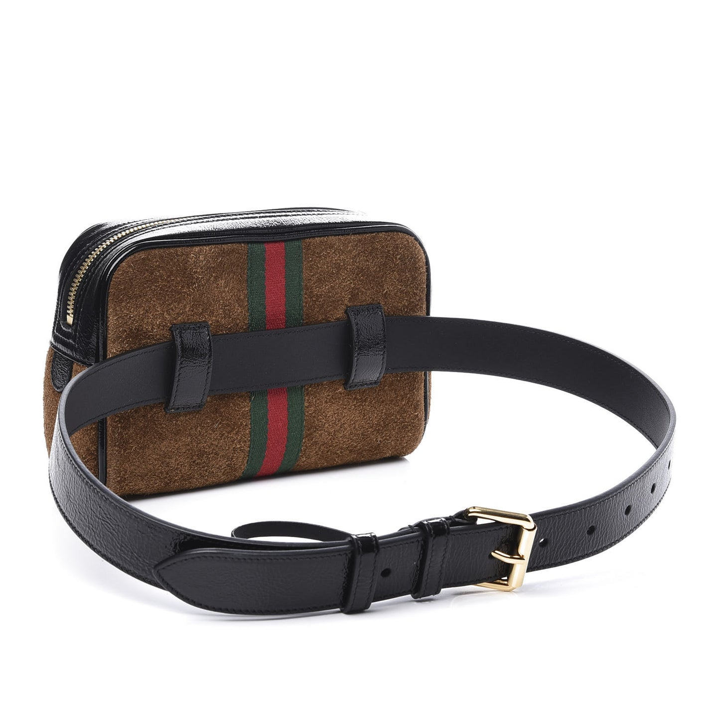 Suede Small Ophidia Belt Bag 85 34 Brown