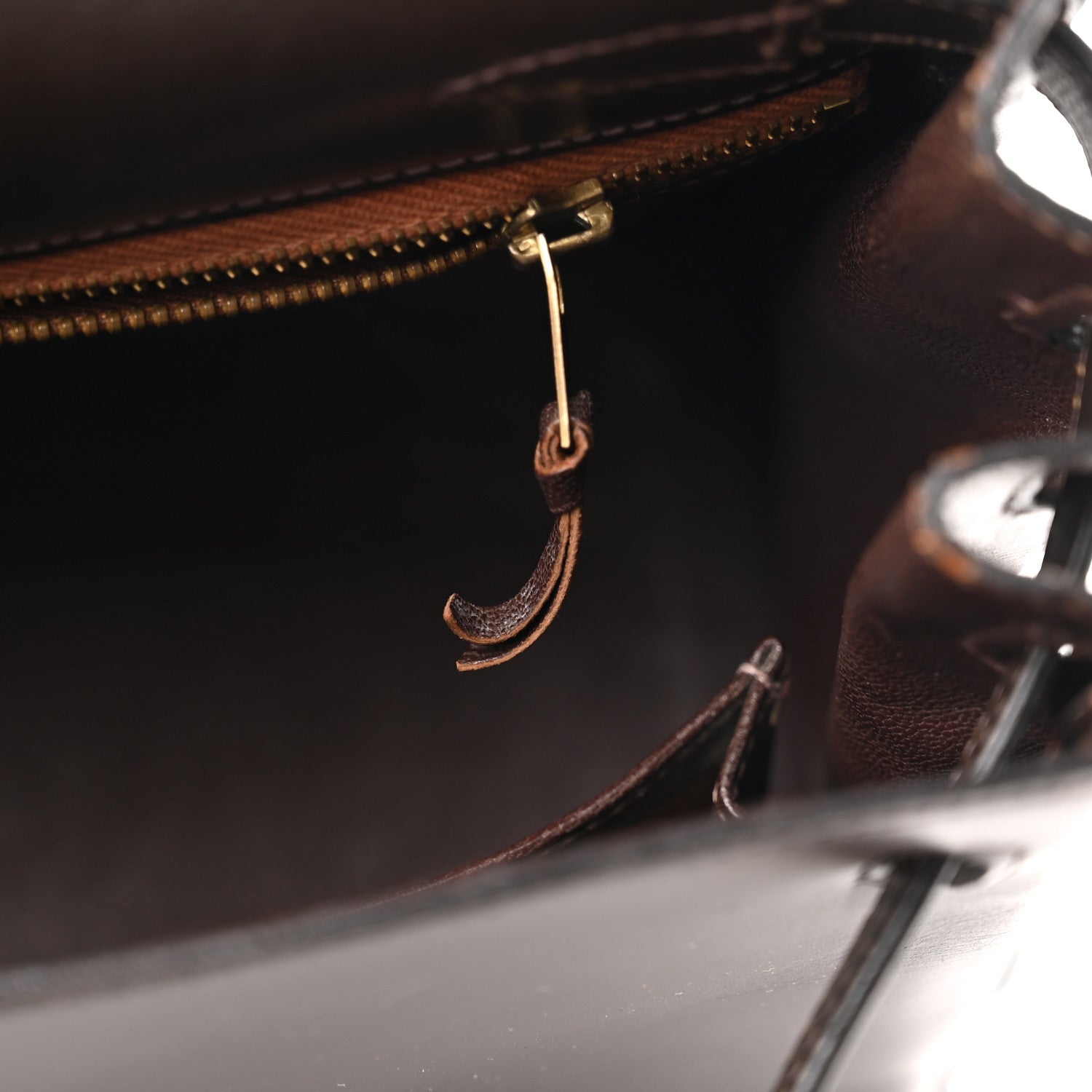 Hermes Box Kelly Retourne 28 Chocolate 11 of 21