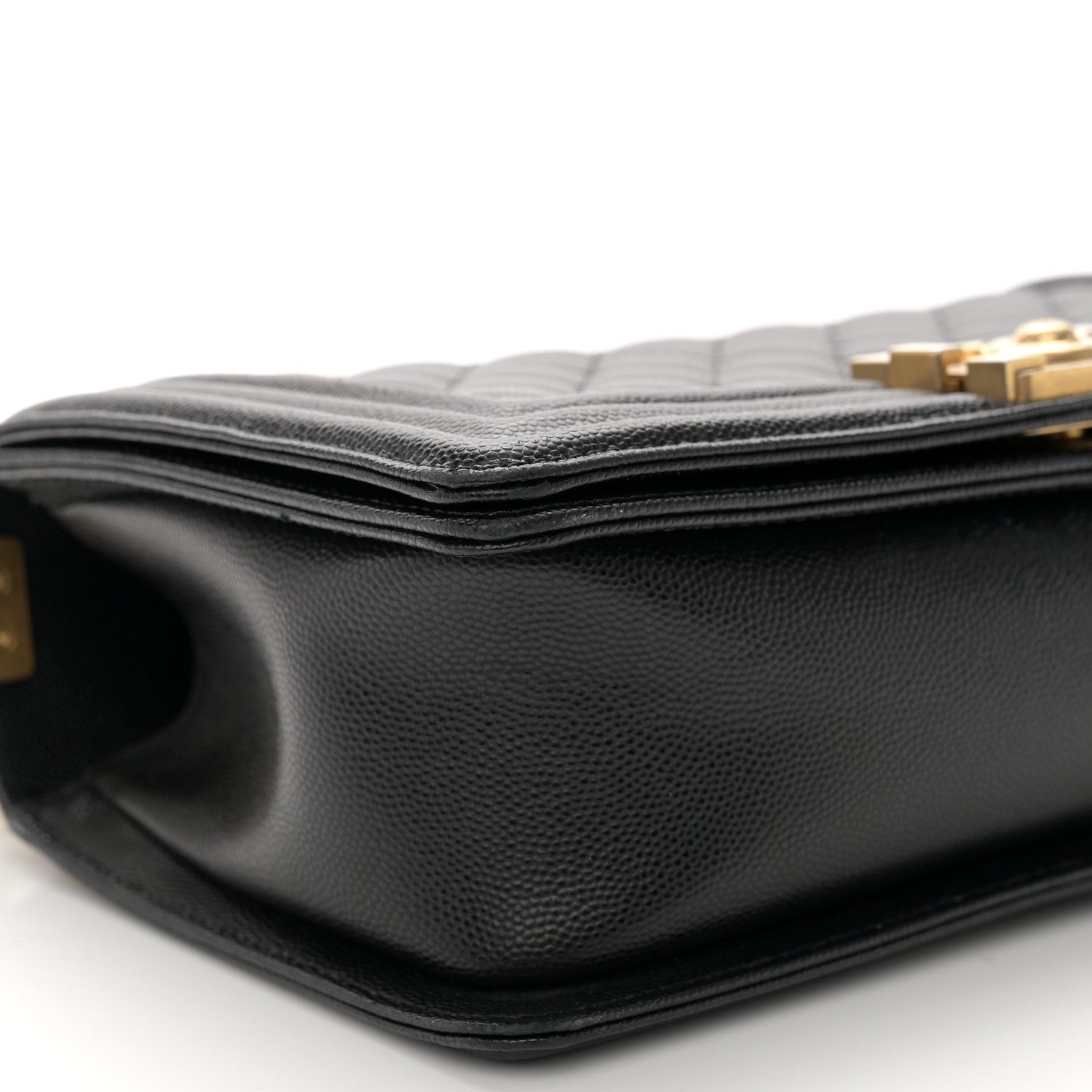 Chanel Caviar Quilted Medium Boy Flap Black 9 of 11