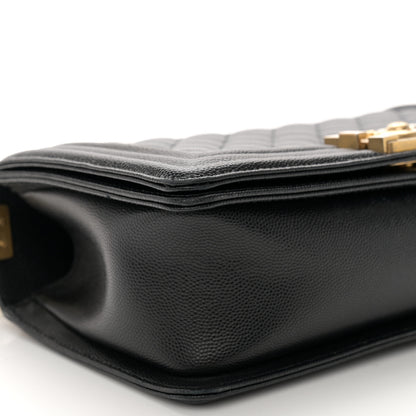 Chanel Caviar Quilted Medium Boy Flap Black 9 of 11
