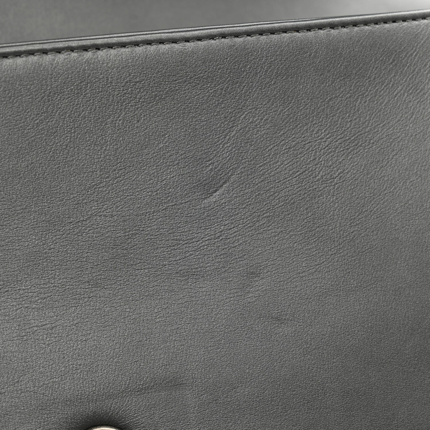 Chanel Lambskin Quilted Medium Boy Flap Dark Grey 11 of 12