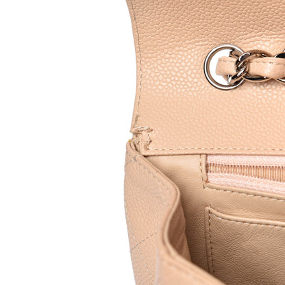 Chanel Caviar Quilted Jumbo Single Flap Beige Clair 10 of 11