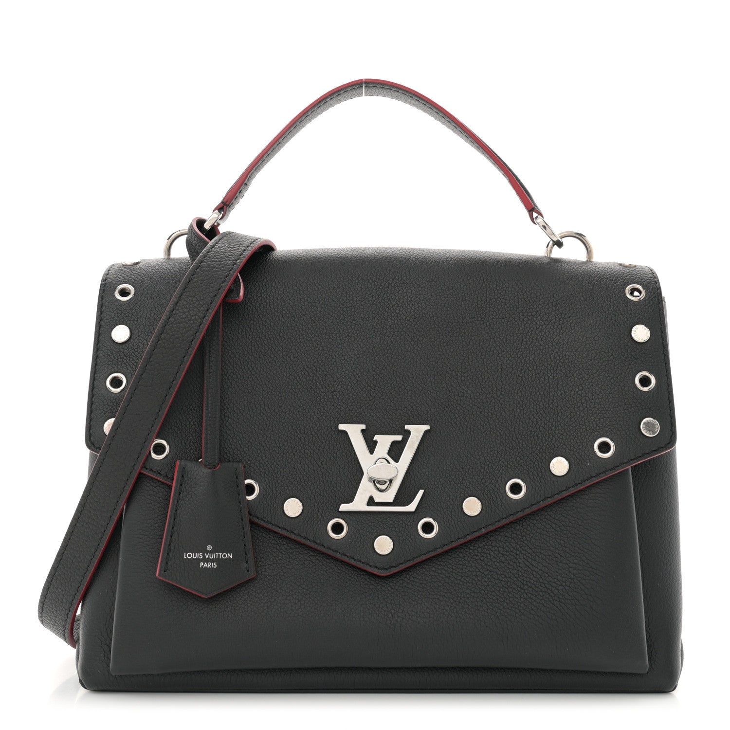Louis Vuitton Soft Calfskin My Lockme Rivets Black 1 of 14