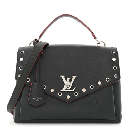 Louis Vuitton Soft Calfskin My Lockme Rivets Black 1 of 14