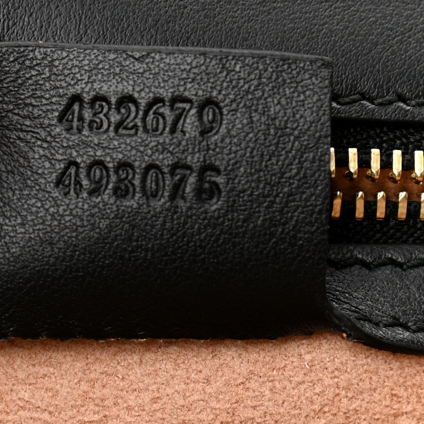 Calfskin GG Supreme Monogram Medium Padlock Shoulder Bag Black Gold