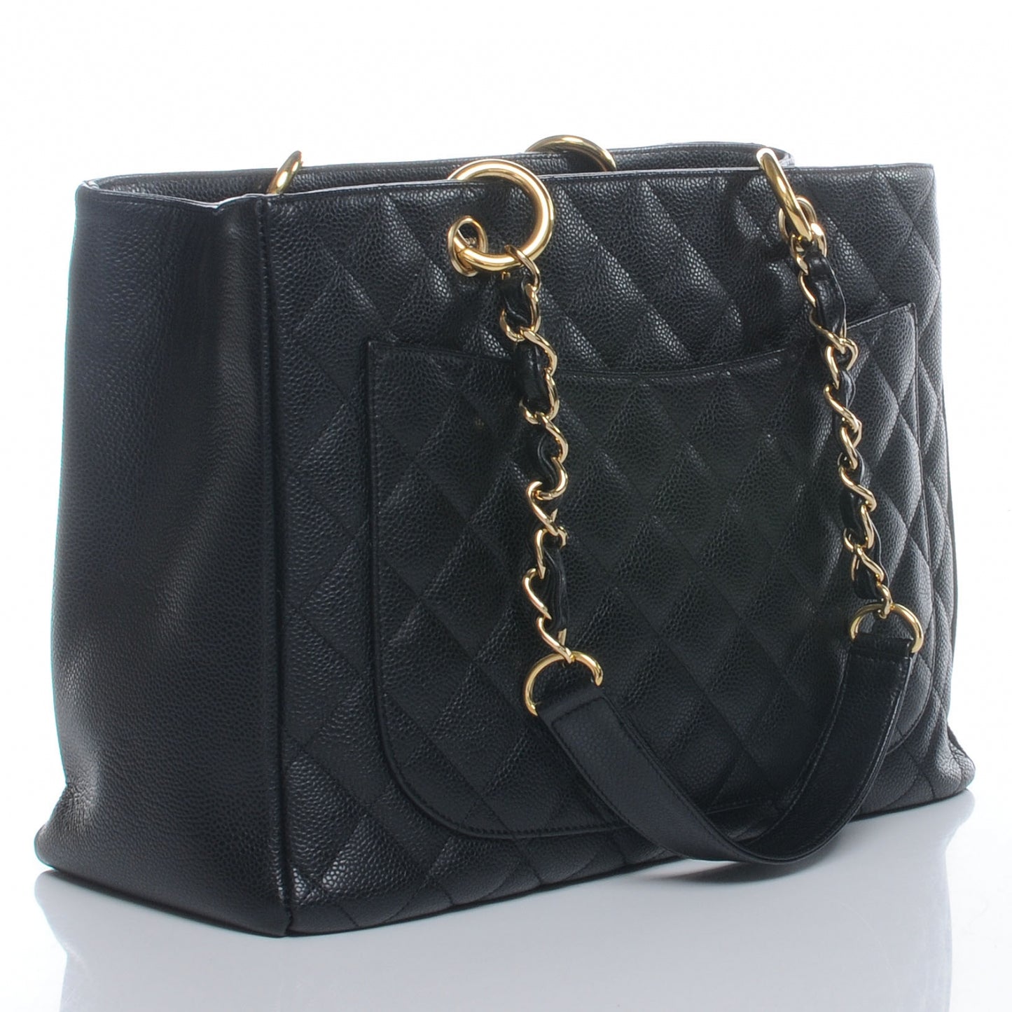 Caviar Grand Shopping Tote GST Black