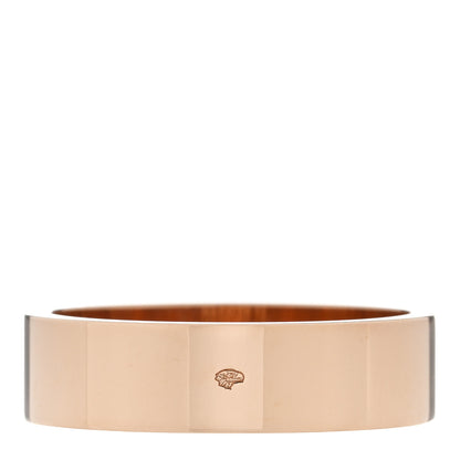 Hermes 18K Rose Gold Diamond PM Kelly Ring 52 6 3 of 5