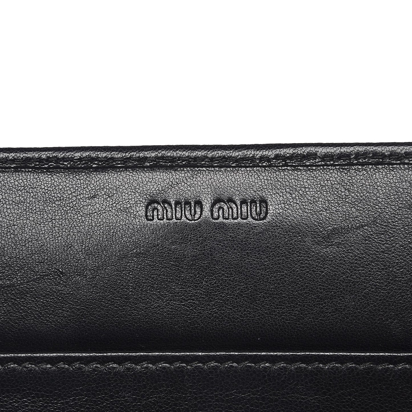 Nappa Quilted Flap Wallet Inchiostro