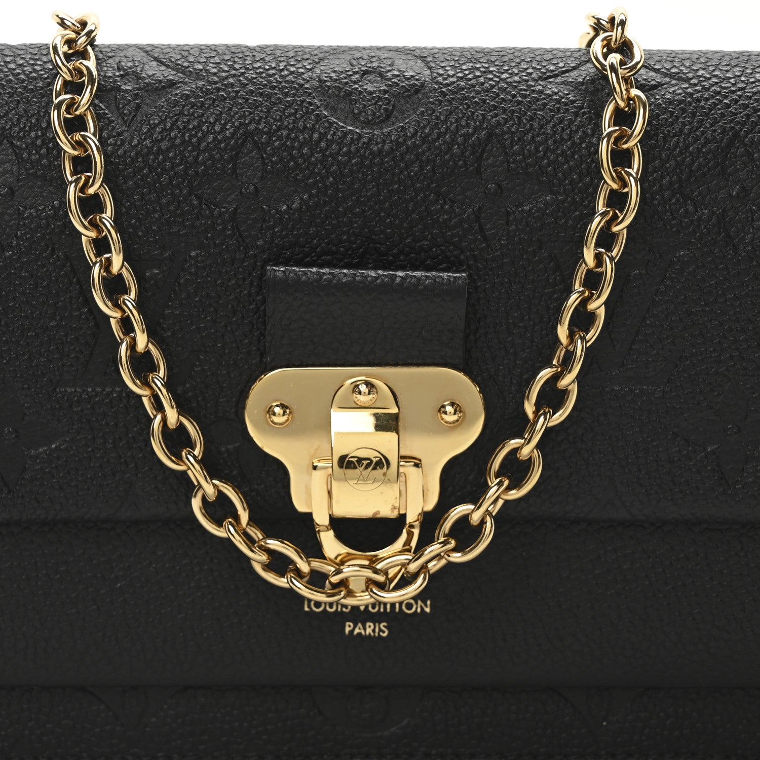 Louis Vuitton Empreinte Vavin Chain Wallet Black 7 of 10