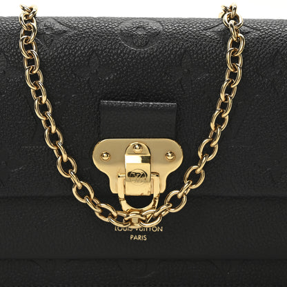 Louis Vuitton Empreinte Vavin Chain Wallet Black 7 of 10
