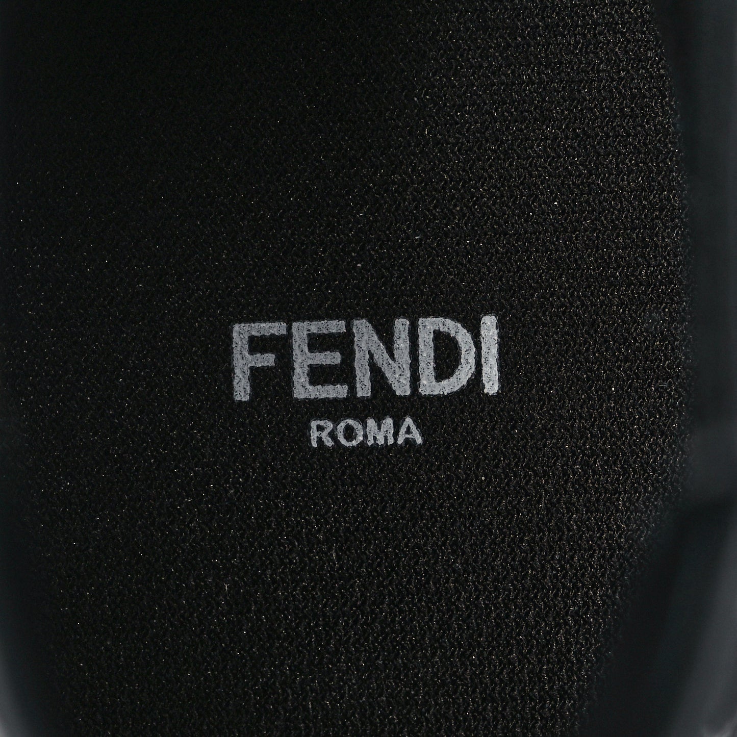 Calfskin Rubber Fendi Force Chelsea Boots 38 Black