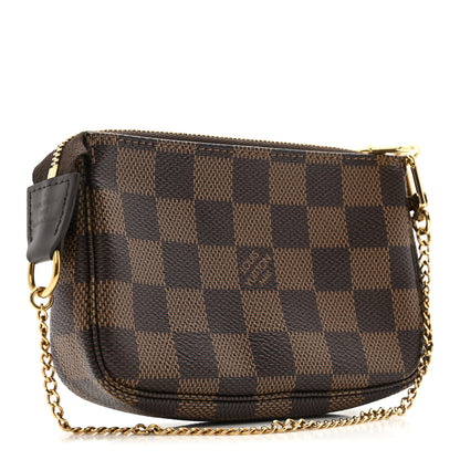 Louis Vuitton Damier Ebene Mini Pochette Accessories 3 of 11