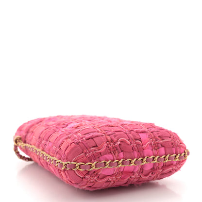 Chanel Tweed Chain Around Phone Holder Pink 4 of 11