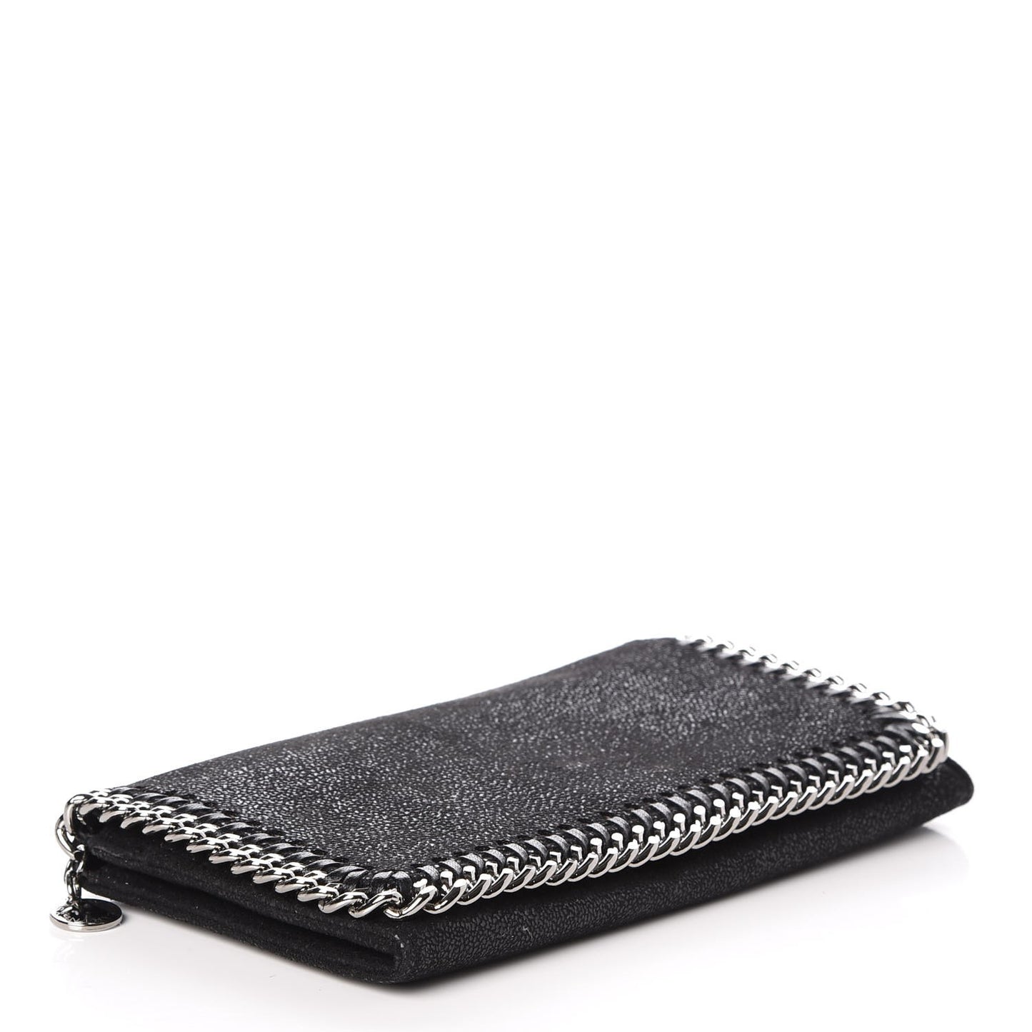 Shaggy Deer Falabella Flap Wallet Black