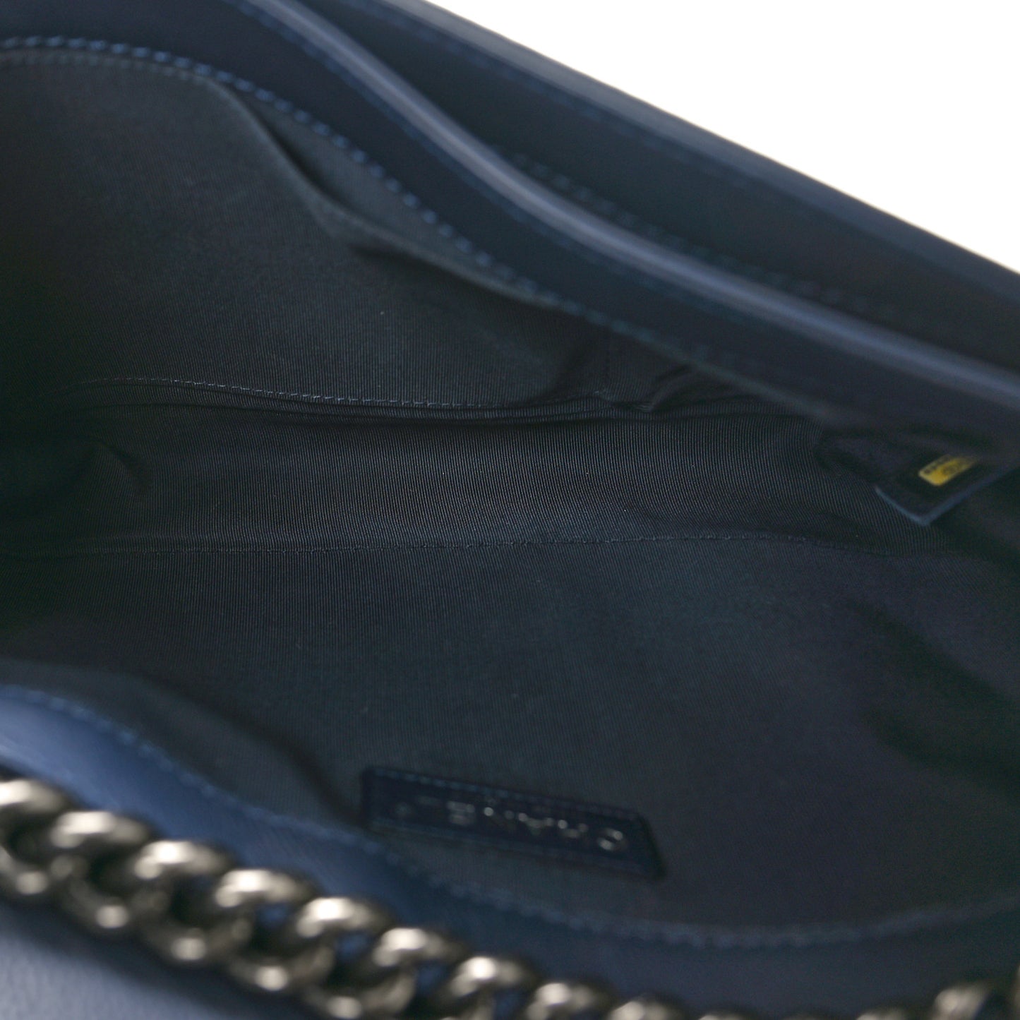 Calfskin New Medium Boy Reverso Flap Navy
