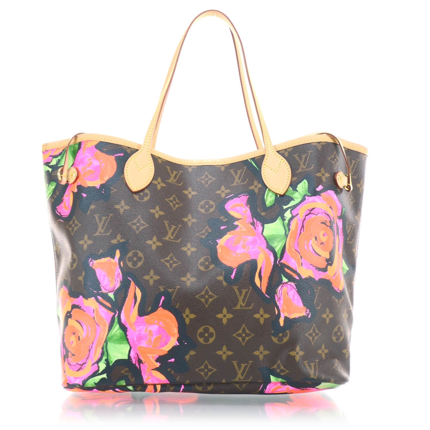 Louis Vuitton Monogram Roses Neverfull MM 1 of 8