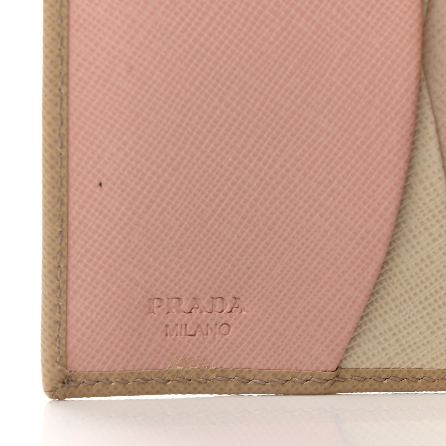 Saffiano Metal Flap Wallet Sabbia Cammeo Orchidea