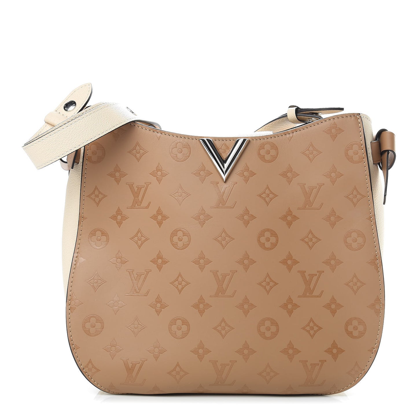 Cuir Plume Cuir Ecume Very Hobo Sesame Creme