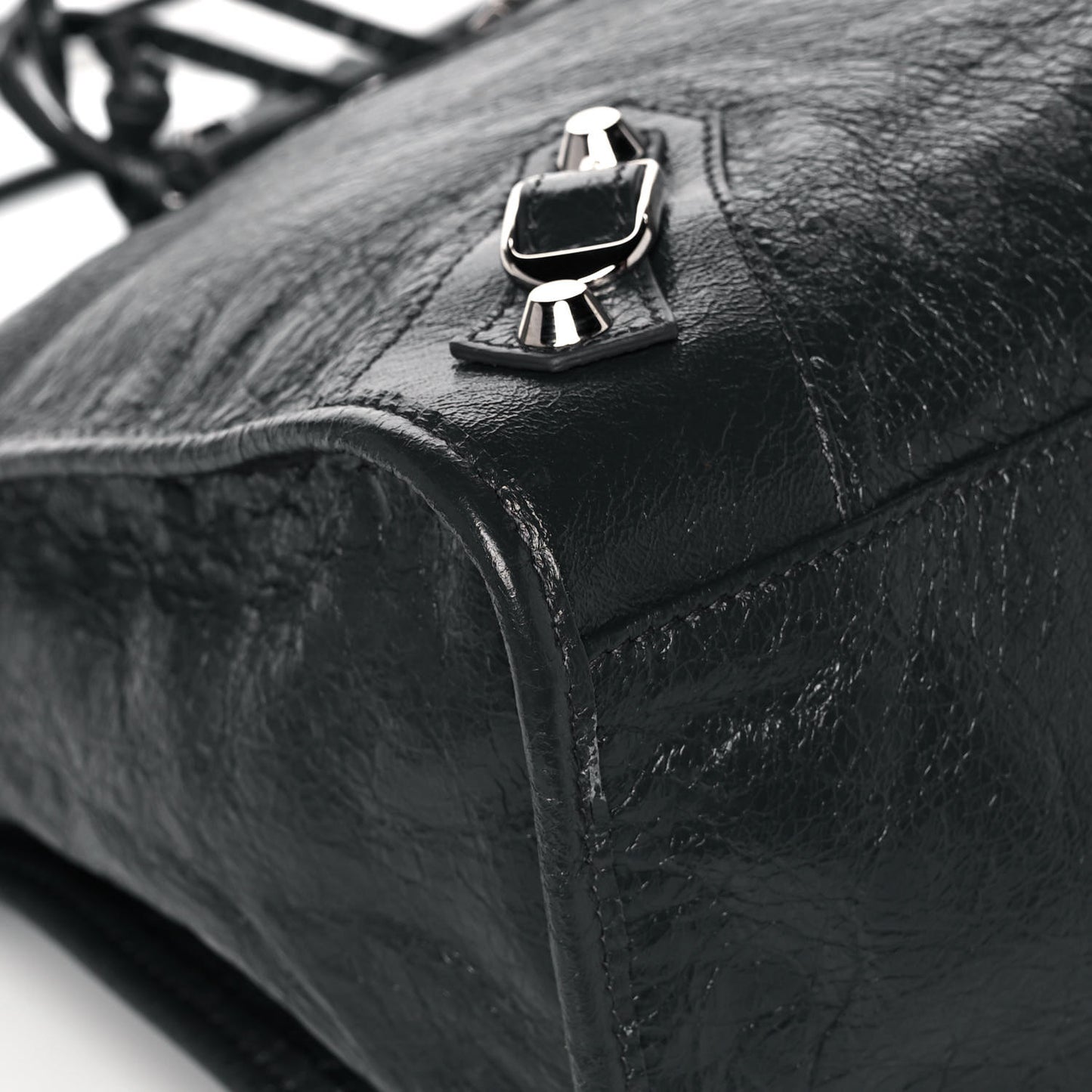Agneau Classic Silver Hardware City Gris Fossile Anthracite