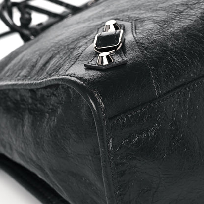 Balenciaga Agneau Classic Silver Hardware City Gris Fossile Anthracite 9 of 15